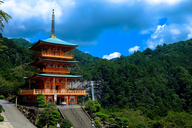 chrám v japonsku